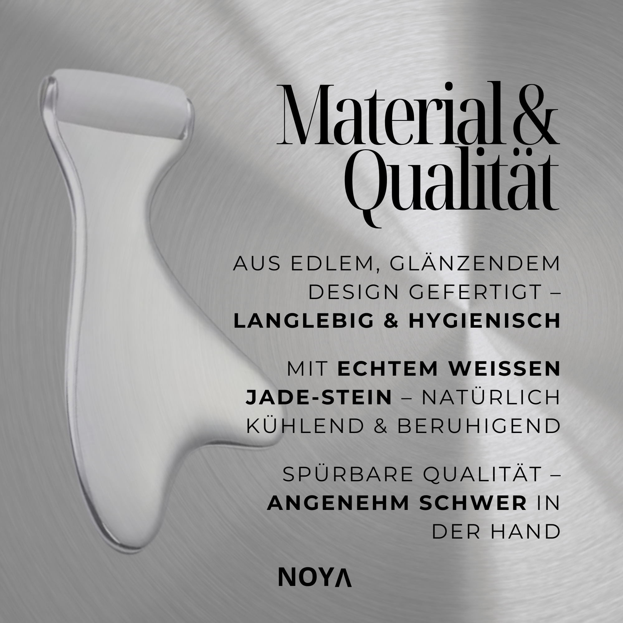 2in1 Gua Sha Face Roller – Bild 2